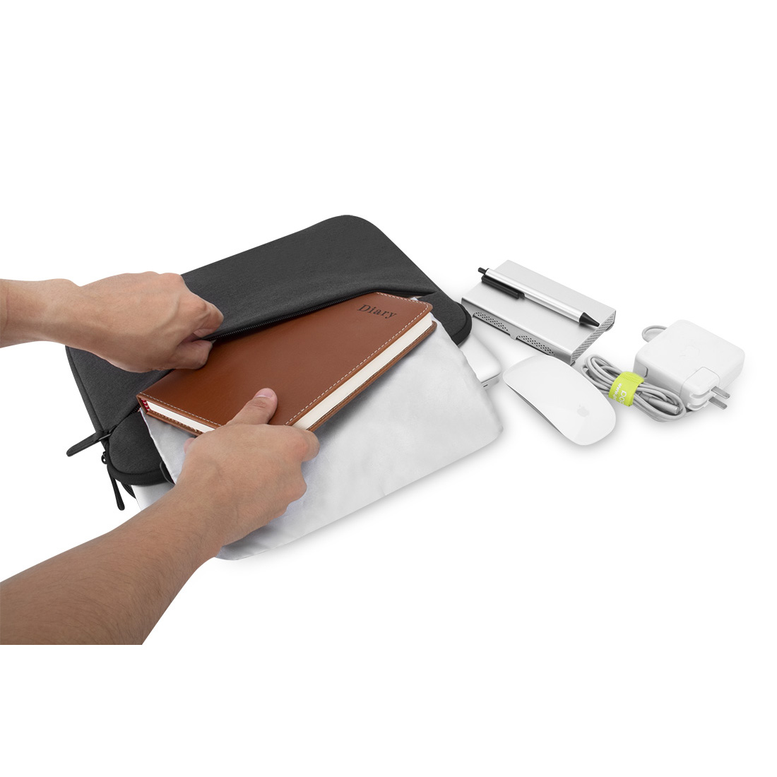 Túi máy tính POFOKO CN 15  dùng cho Macbook màu đen