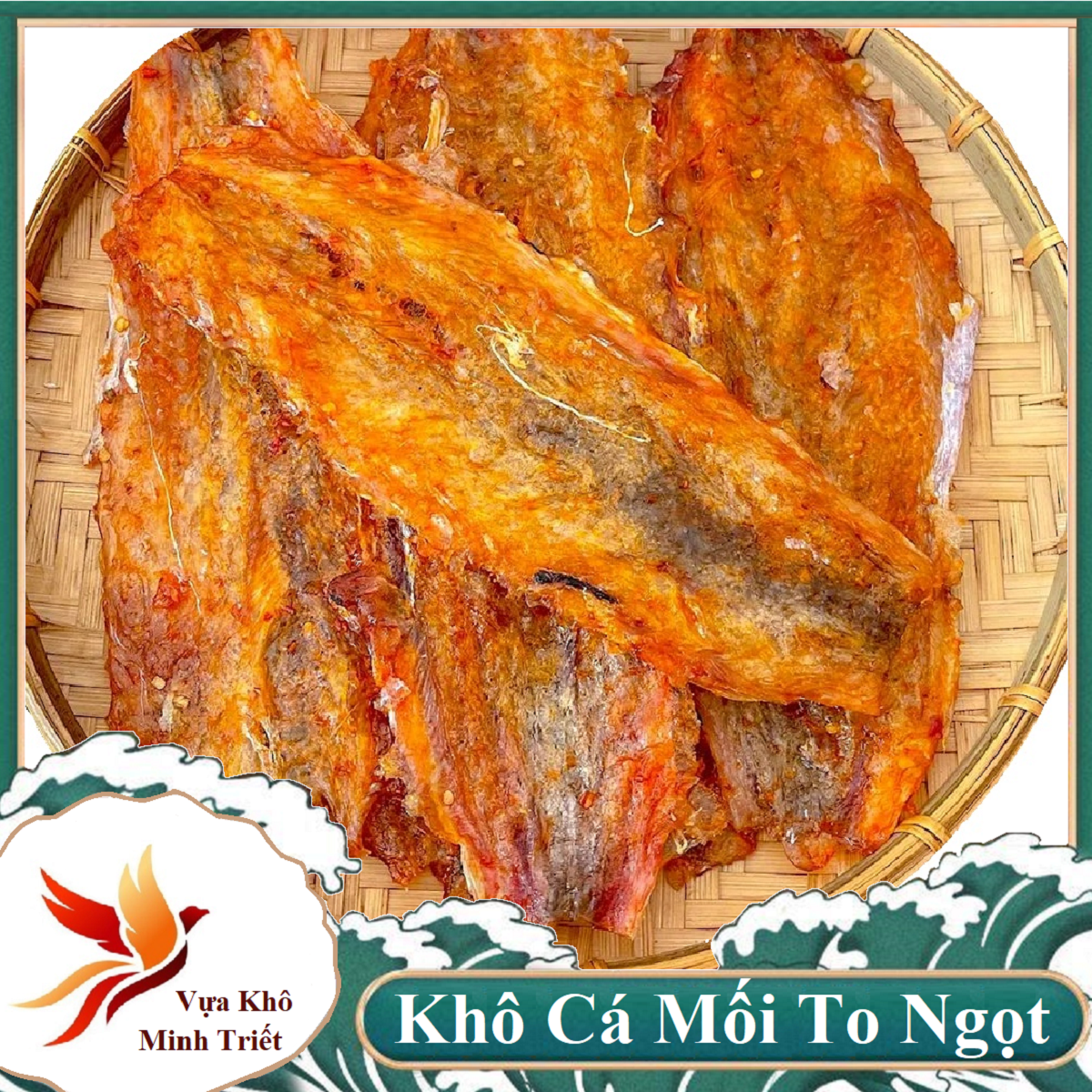 KHÔ CÁ MỐI TTHỊT DẦY ,DẺO ĐẶC SẢN MINH TRIẾT 500GR-Vựa Khô Minh Triết