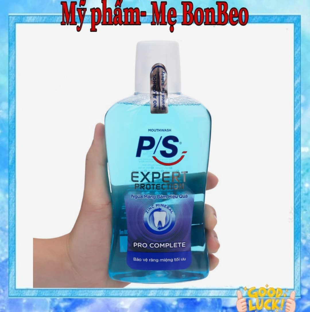 Nước súc miệng ngừa mảng bám P/S Pro Complete 500ml