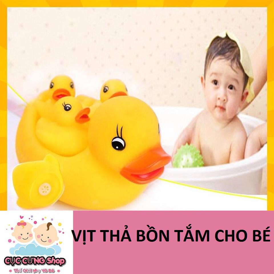 Đồ chơi bóp chip 4 mẹ con nhà vịt