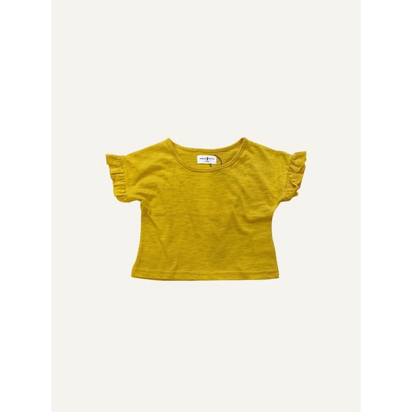 Slub Croptop Shirt Macro & Micro (Áo Bé Gái Dáng Lửng)