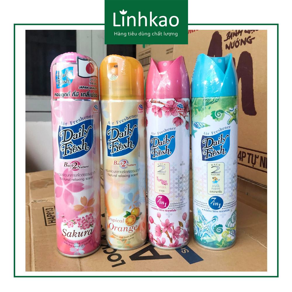 XỊT PHÒNG DAILY FRESH THÁI LAN 250ML