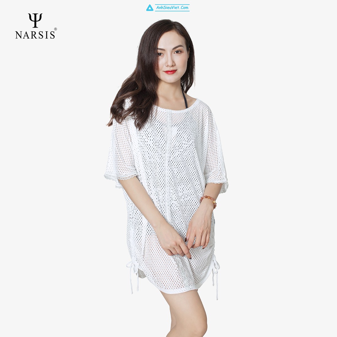 Áo choàng đi biển nữ Narsis A8014