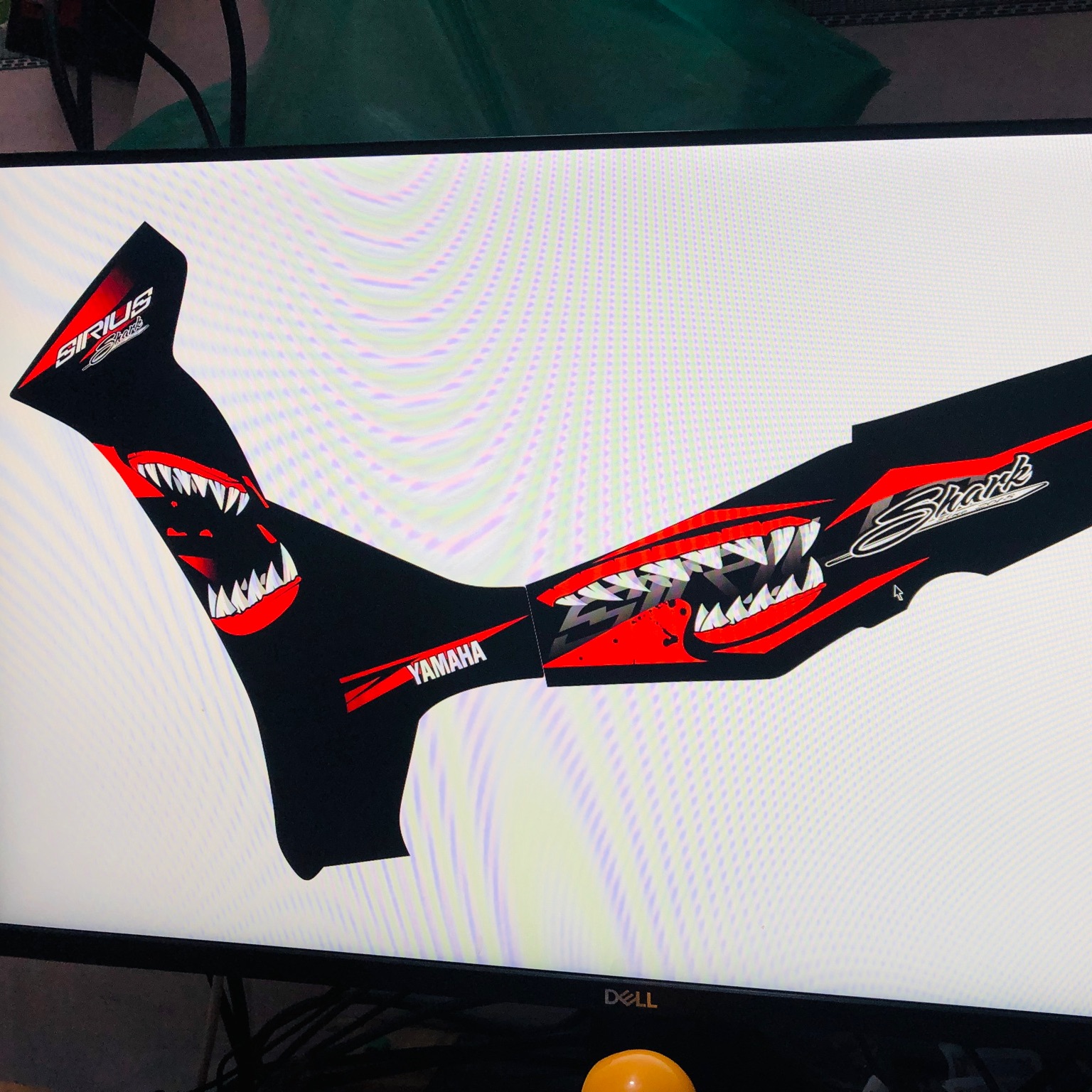 [ QUÍ KHÁCH VUI LÒNG MANG TEM RA TIỆM CHO THỢ DÁN] TEM RỜI Sirius xăng cơ mẫu răng cá mập đỏ đen