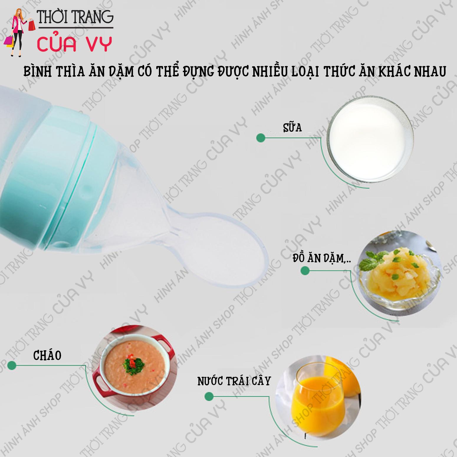 Bình thìa ăn Dặm Cho Bé