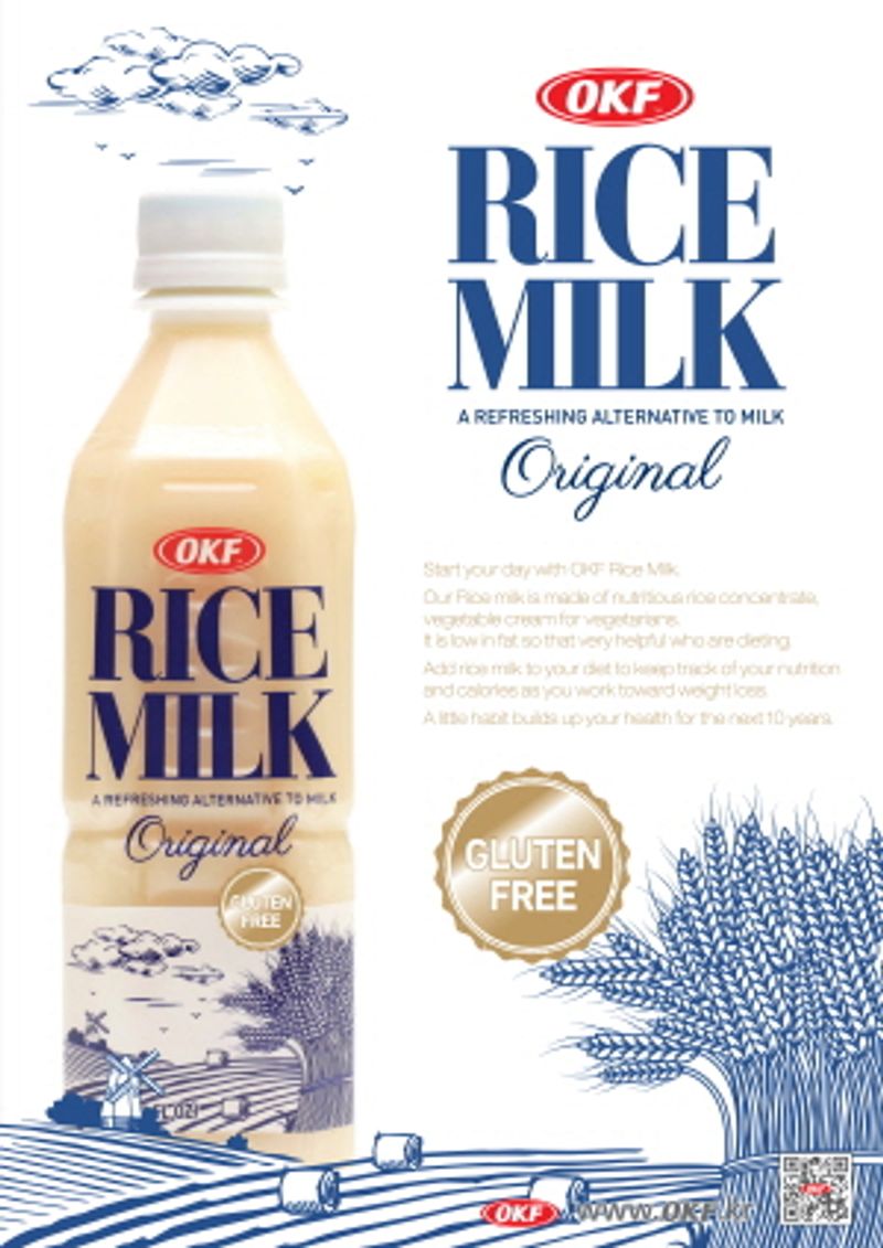 Sữa gạo RICE MILK 500ml OKF - Hàn Quốc