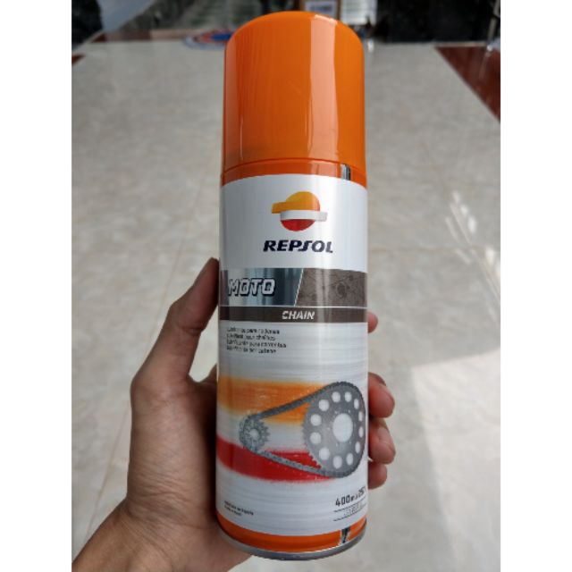 Chai Xịt Dưỡng Sên Repsol Moto Chain 400ml (Made In Spain)