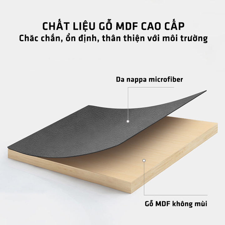 Tủ đầu giường thông minh màu trắng