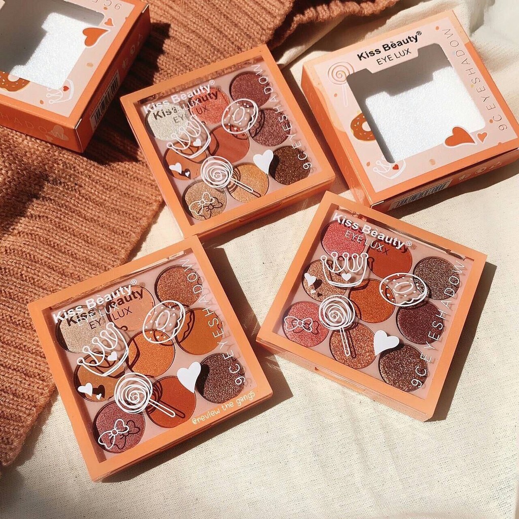 BẢNG PHẤN MẮT 9 ô Kiss Beauty EYE LUX