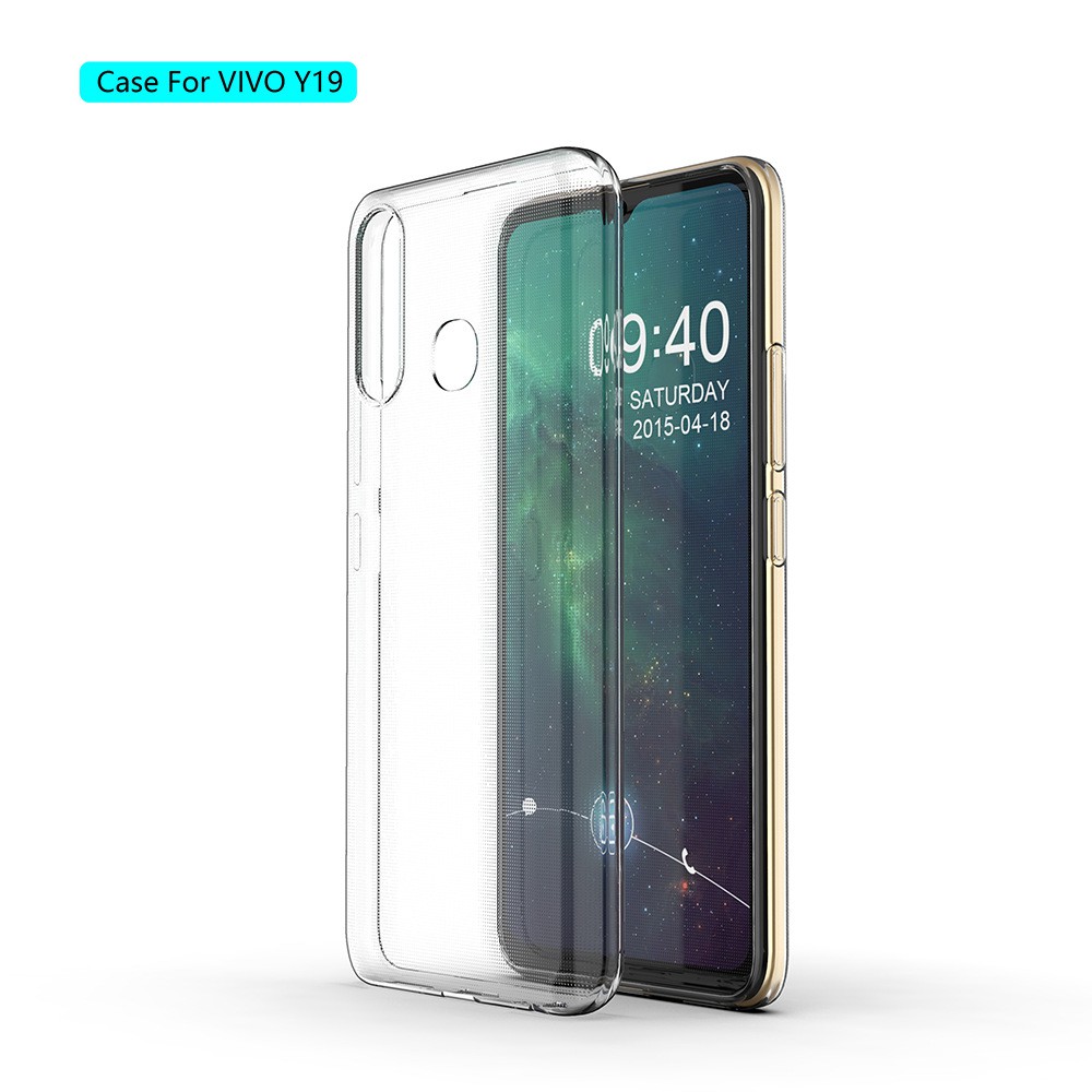 Ốp lưng dẻo trong suốt cho Vivo Y19 (Loại A+ chống bẩn, chống ố vàng)