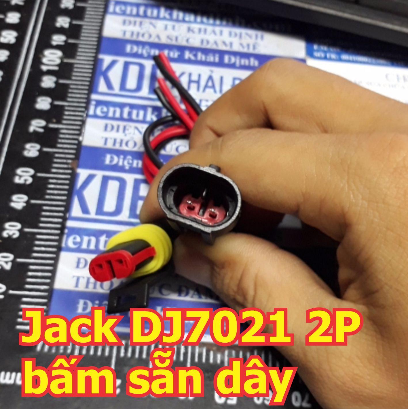 BỘ RỜI ĐẦU NHỰA ĐỰC CÁI, LÕI SẮT ĐỰC CÁI ĐẦU NỐI, HEADER DJ7021 2P, JACK CHỐNG NƯỚC kde5024