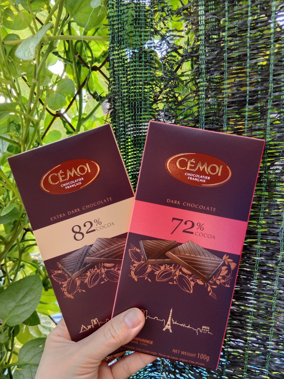 Socola Đen 72% Cacao Dạng Thanh Cémoi 100g - GiftLife