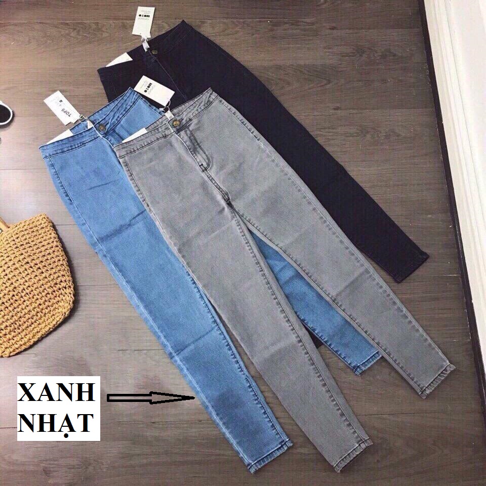 QUẦN JEAN NỮ LƯNG CAO ĐAI TRƠN FOME ÔM SIÊU ĐẸP ( HÌNH THẬT )