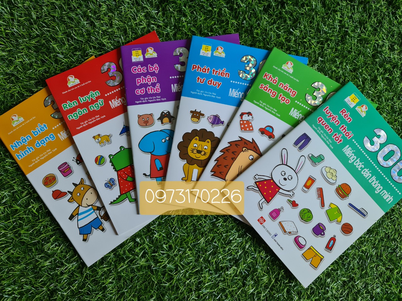 Combo 300 Miếng Bóc Dán Thông Minh (6 Cuốn)