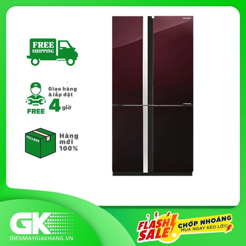 Tủ lạnh Sharp Inverter 678 lít SJ-FX688VG-RD