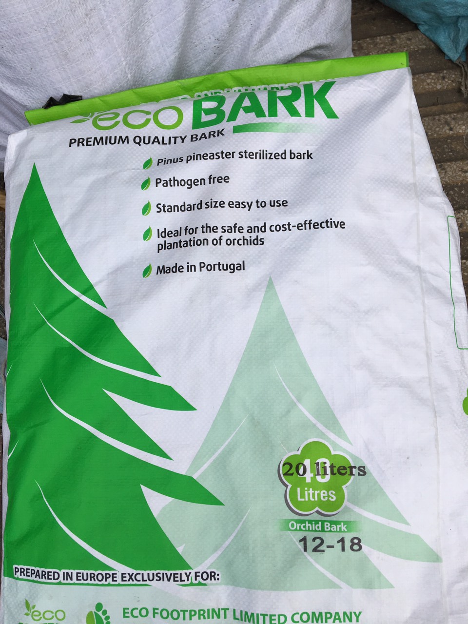 Vỏ thông nhập khẩu ecobark bao 40 lít các size