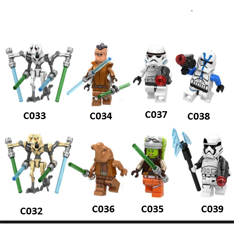 Minifigures Các Nhân Vật Trong Phim Star Wars Siêu Hot LELE
