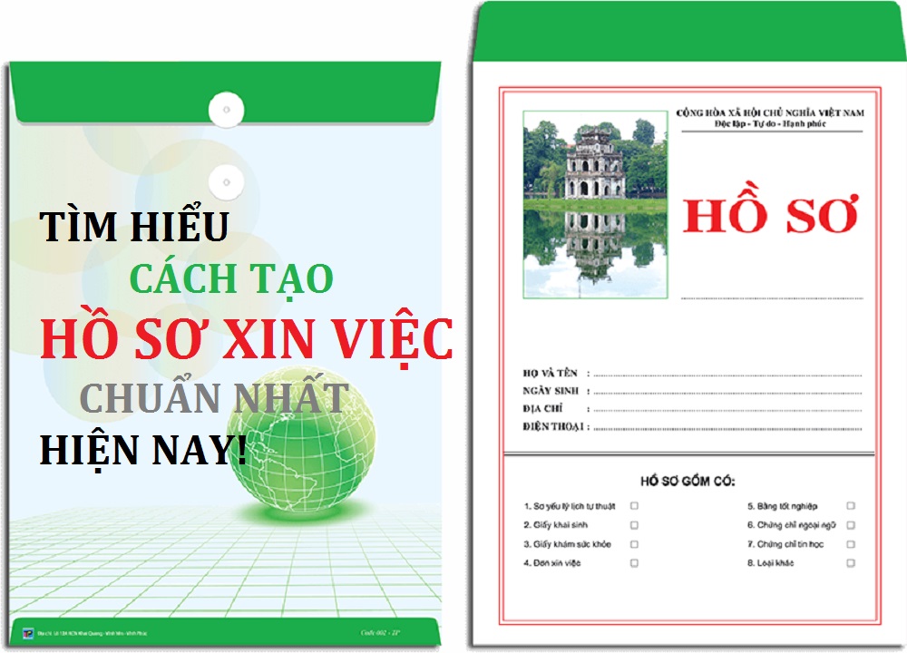 [HCM]combo hồ sơ xin việc loại đẹp
