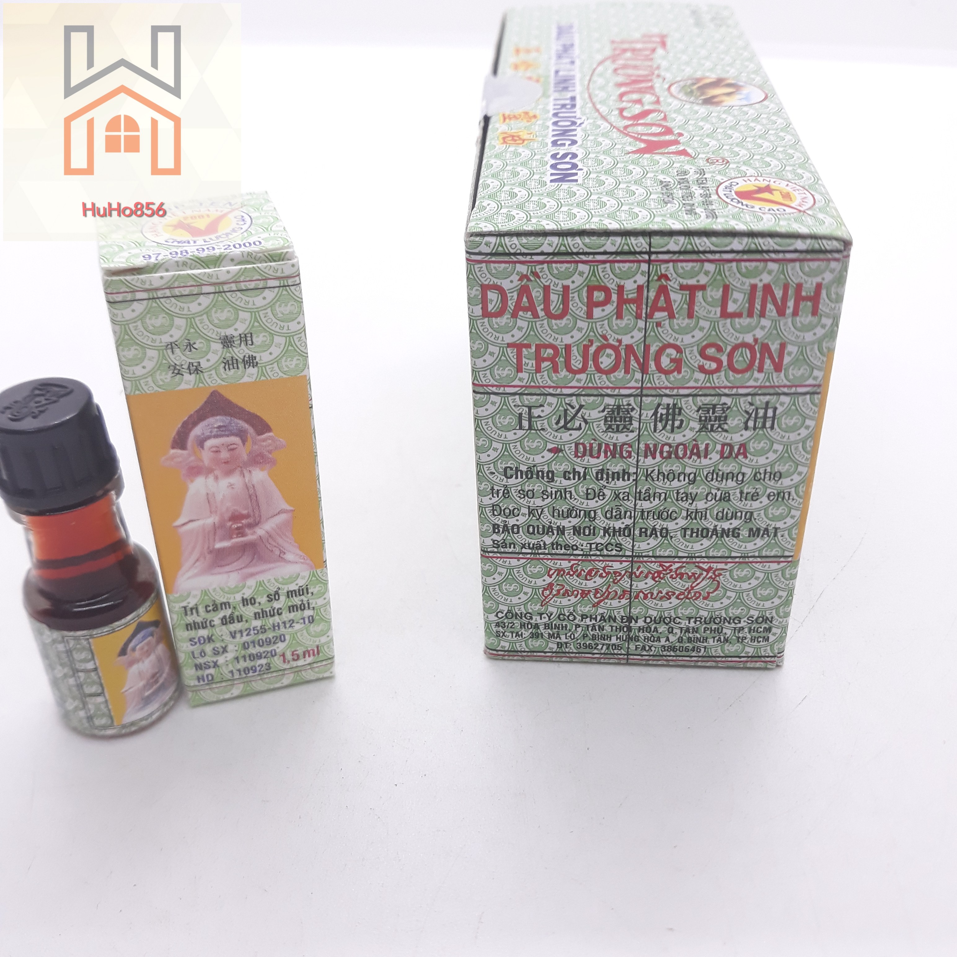 Combo 10 Dầu Phật Linh Trường Sơn 1,5ml