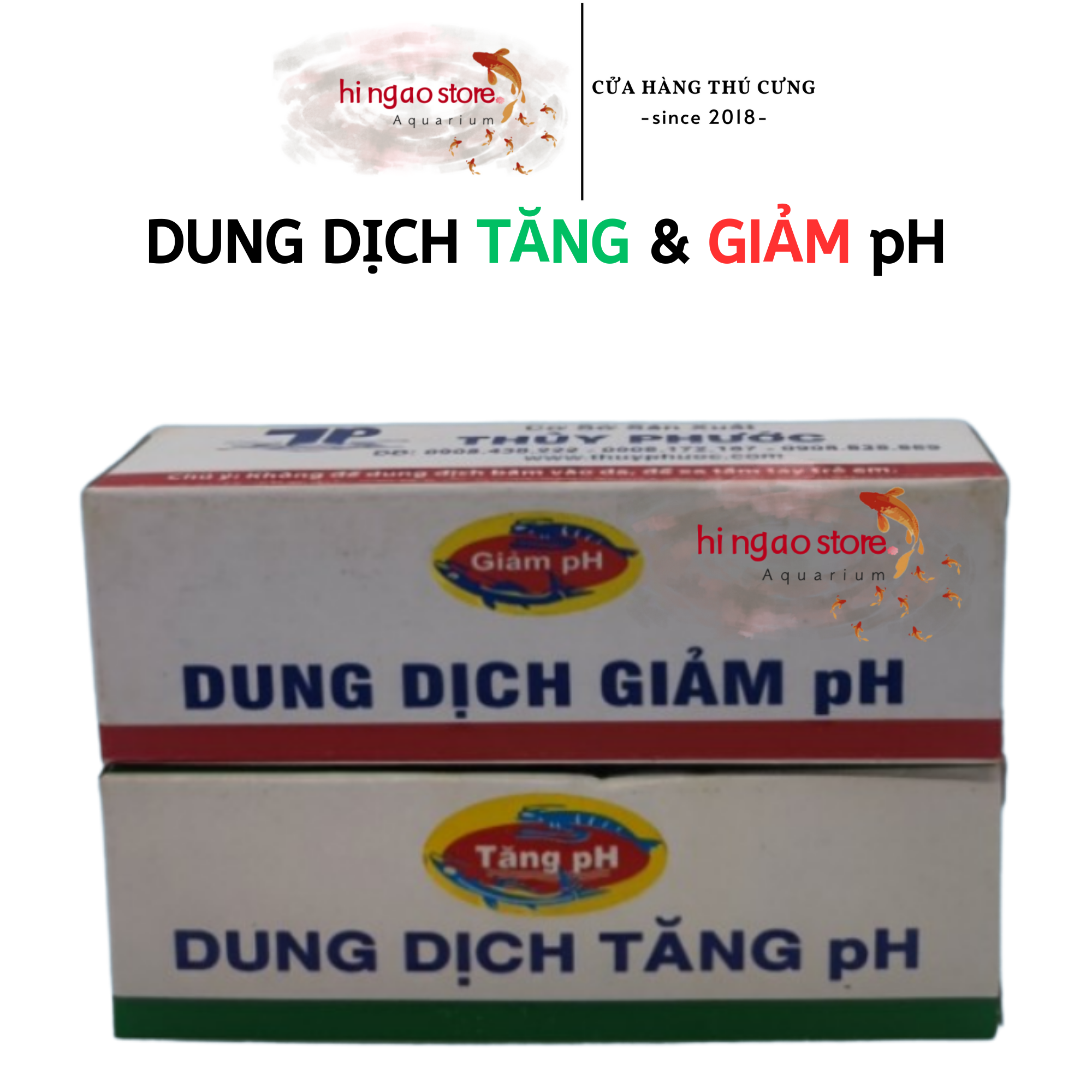 Solution pH meter & solution Rose/lower the pH-accessories aquarium | hingaostore.
