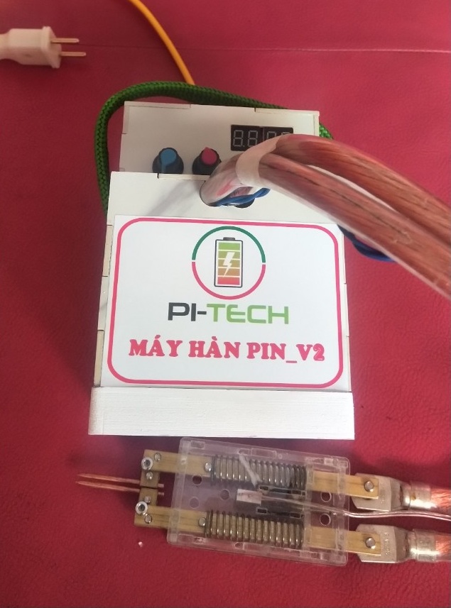 Máy hàn điểm tay hàn linh hoạt PI-TECH công suất lớn (Máy hàn pin)