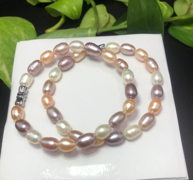 ( Gía Sỉ ) BỘ 2 CHUỖI TAY NGỌC TRAI HÌNH GIỌT NƯỚC 6LY CAO CẤP,HÀNG BAO ĐẸP,CÓ TƯ VẤN.