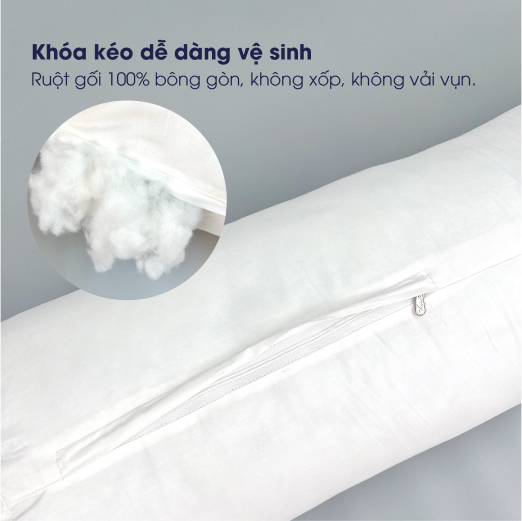 Ruột gối Ôm Gòn Mây Changmi Bedding cao câp 100% cotton