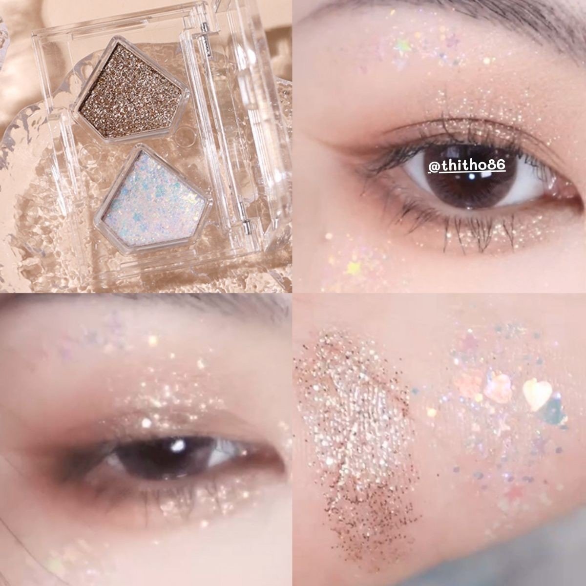 Nhũ Mắt 2 Ô WODWOD Skiny Diamond W945