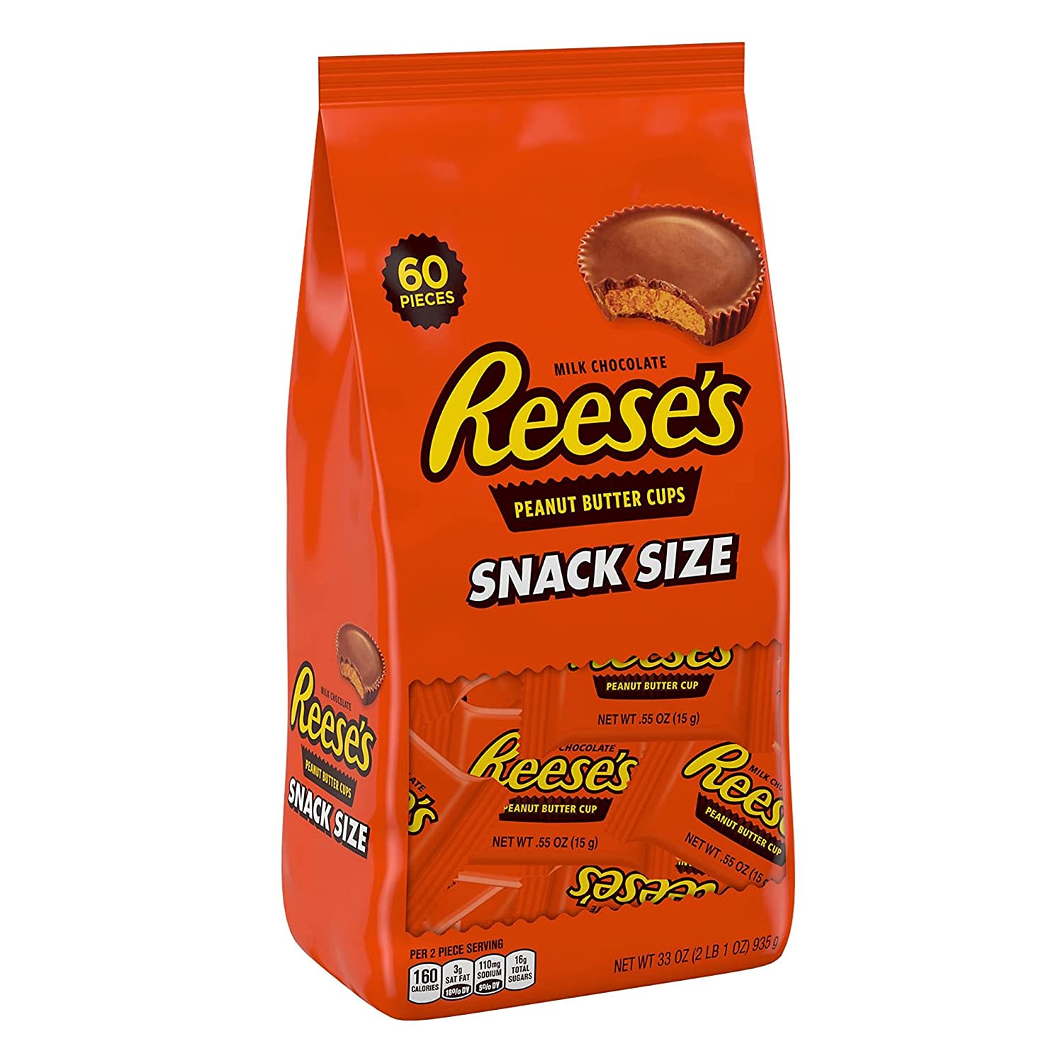 Reese's socola đậu phộng Cups Candy Snack size 60 viên bill Mỹ
