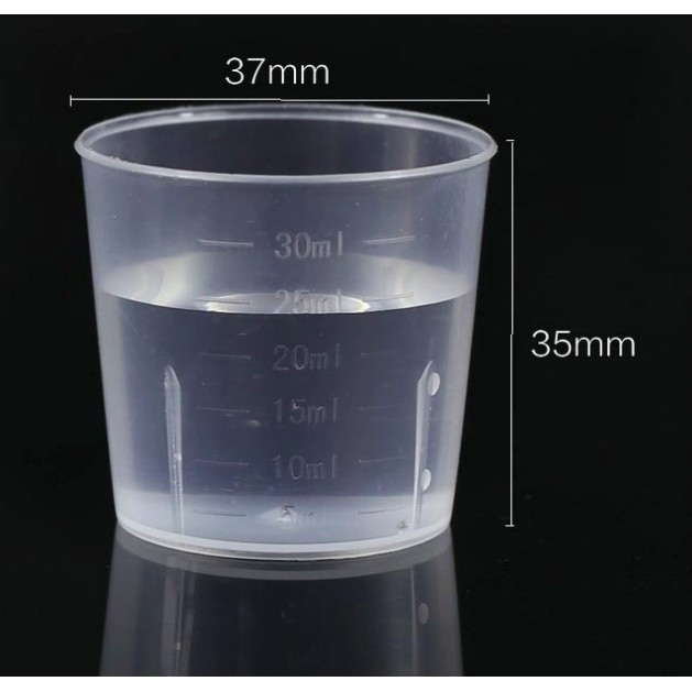 Cốc đong chia vạch, cốc đo lường 30ml, 50ml, 100ml ga625