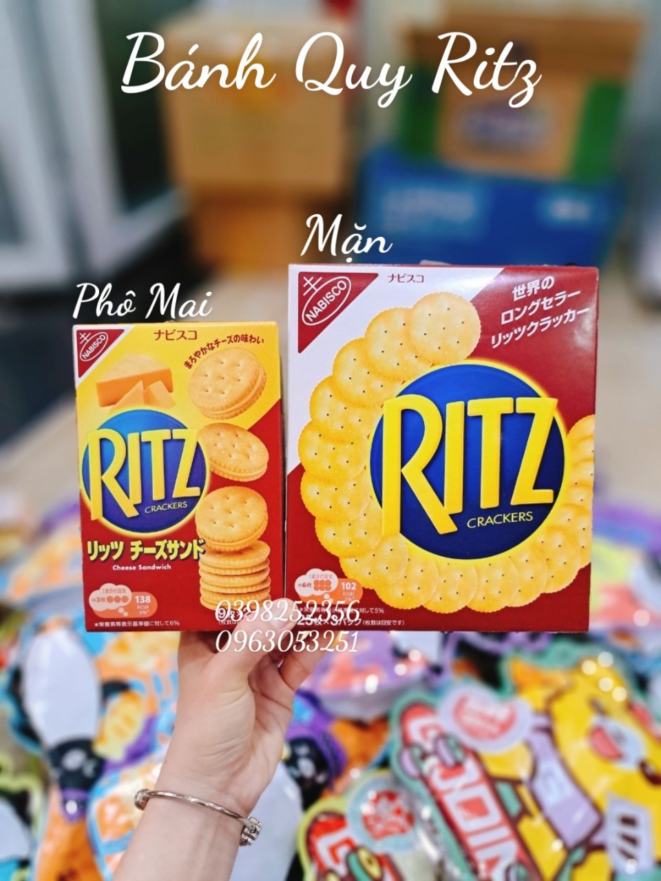 Bánh Ritz Nhật Bản ( mặn vị mặn không nhân )