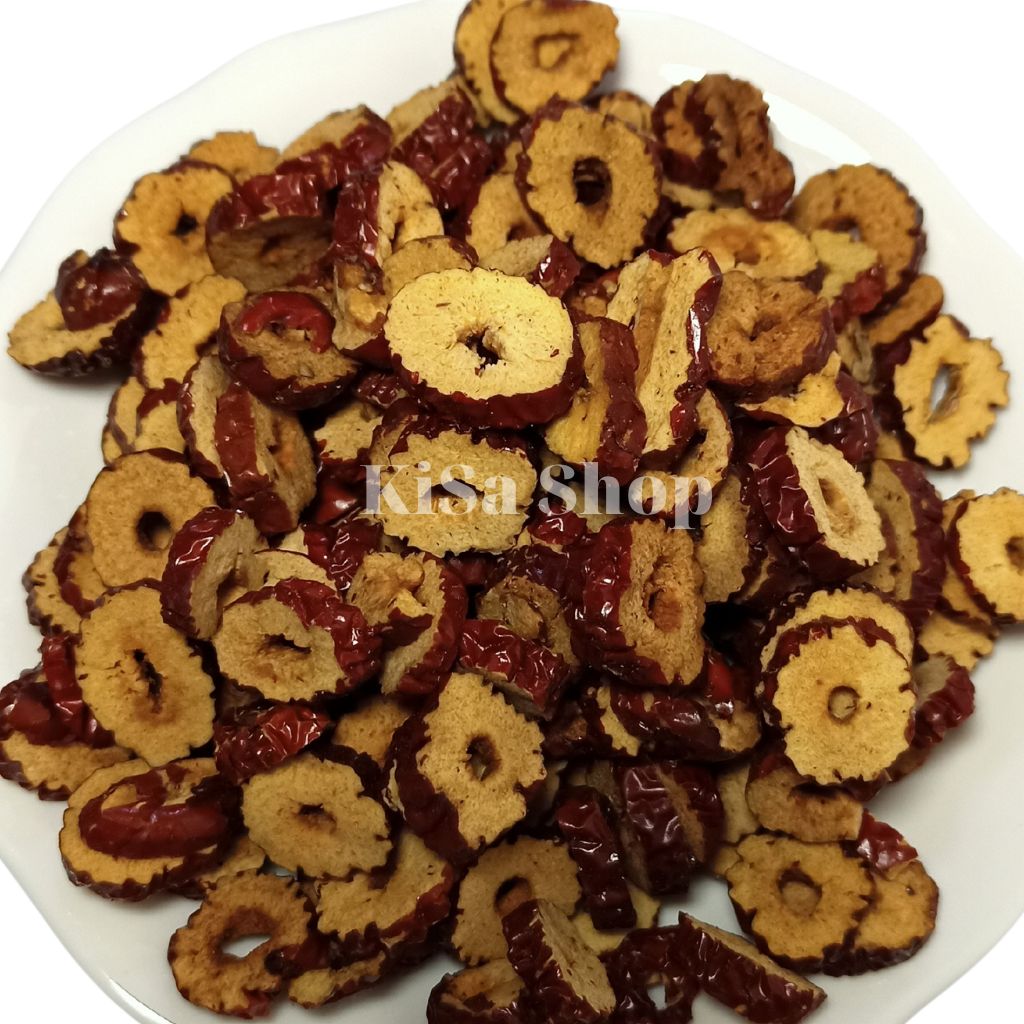 Táo đỏ cắt lát sấy khô không hạt