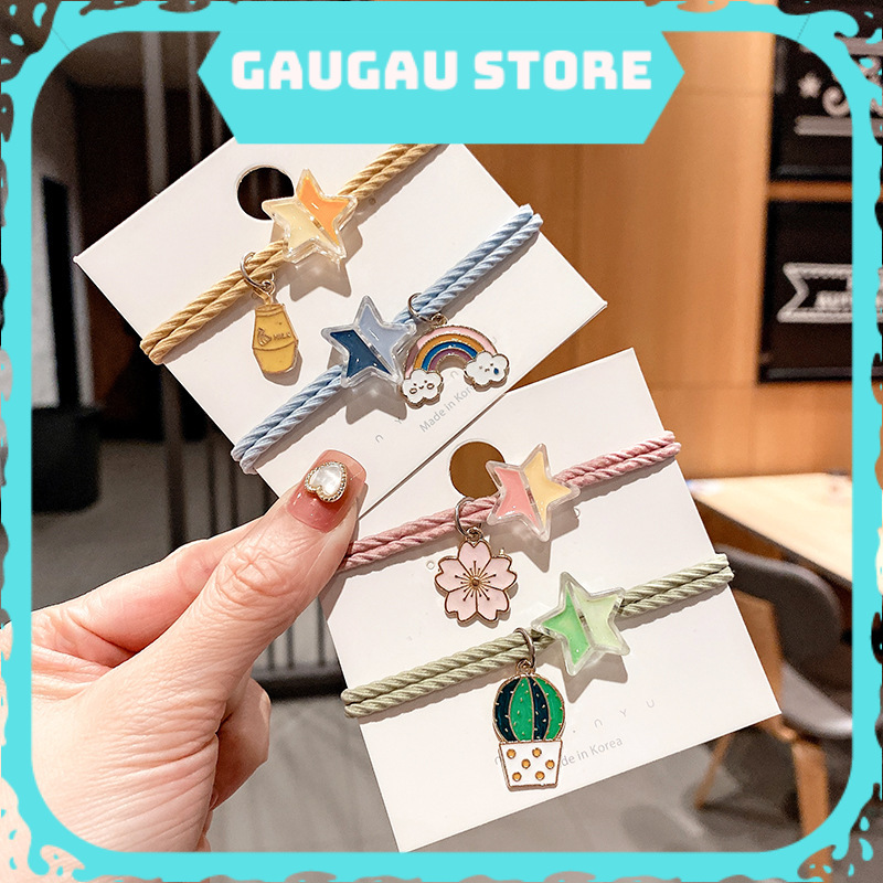 Dây Cột Tóc Hình Ngôi Sao May Mắn