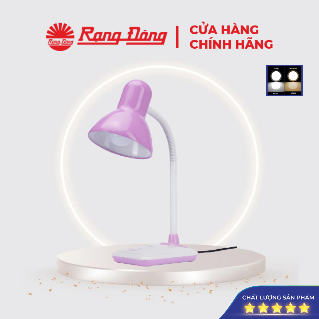 Đèn bàn LED Rạng Đông 5W bảo vệ thị lực,Đèn bàn chống cận Rạng Đông, Đèn học để bàn, Đèn học bảo vệ thị lực -. RL 26