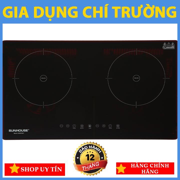 [BẾP TỪ ĐÔI LẮP ÂM] Sunhouse SHB9111MT BH 03 năm