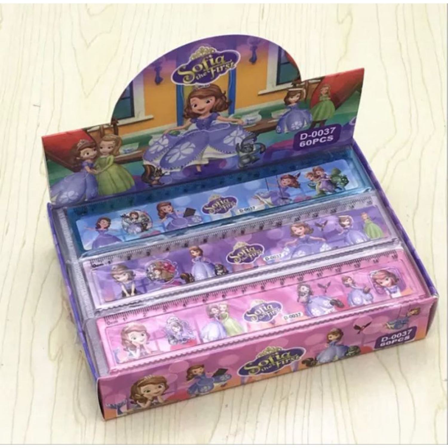 Thước nhựa 15cm hình cartoons (thước cứng)