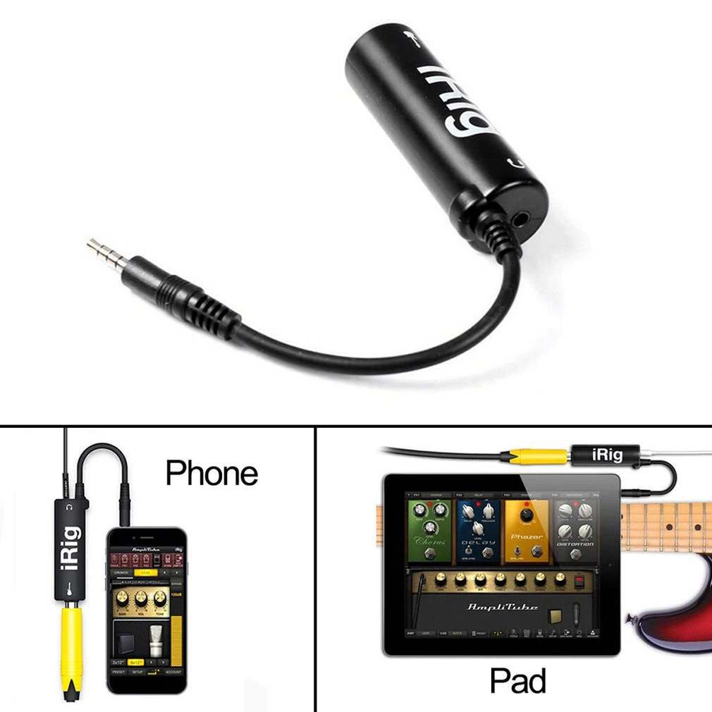 Irig Thiết bị thu âm cho điện thoại IOS và Android - Irig thu am Dùng thu âm đàn guitar livestream và các công dụng lọc âm karaoke - Duy Guitar Store