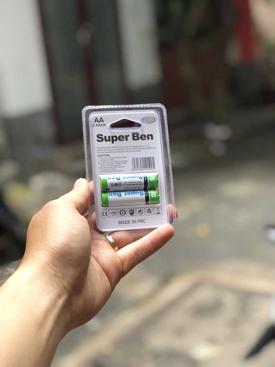Bin sạc AA SupperBen  2100MA-Bin sạc micro rẻ-Bin micro
