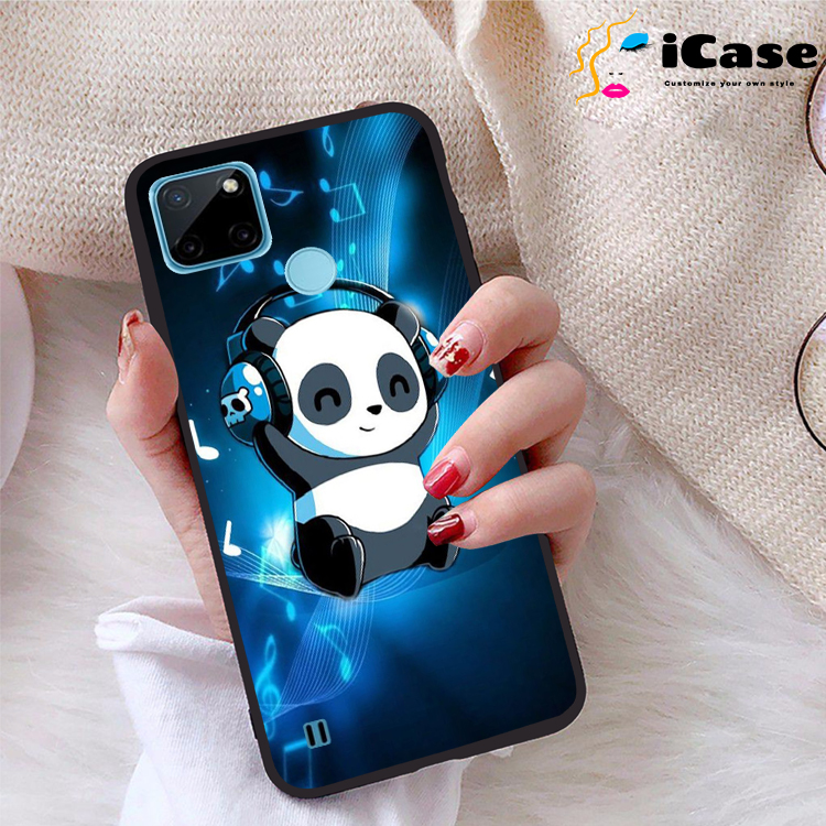 Ốp lưng Realme C21Y viền dẻo TPU BST Panda