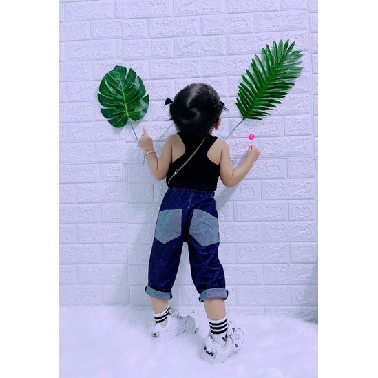 Set Áo Balo Quần Jean Thun Co Dãn HipHop