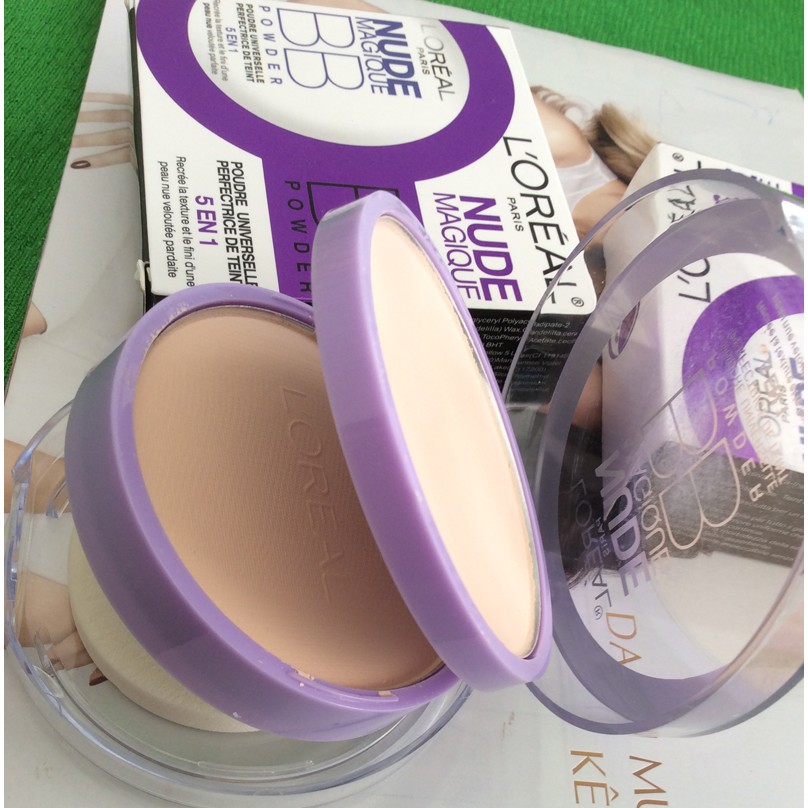 PHẤN PHỦ 2 TẦNG LOREAL CÓ KÈM BÔNG PHẤN MỊN
