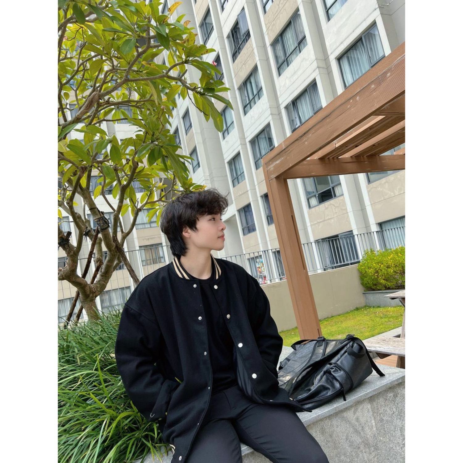 [3-5/8 Hoàn Tiền 25%]Áo khoác bomber varsity jacket Signature - AK01