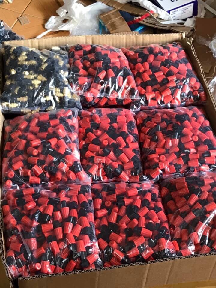 Combo 5 béc phun sương đơn CAM kèm T 8mm