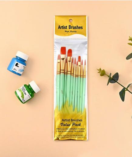BỘ CỌ VẼ HỌC SINH 10 CÂY