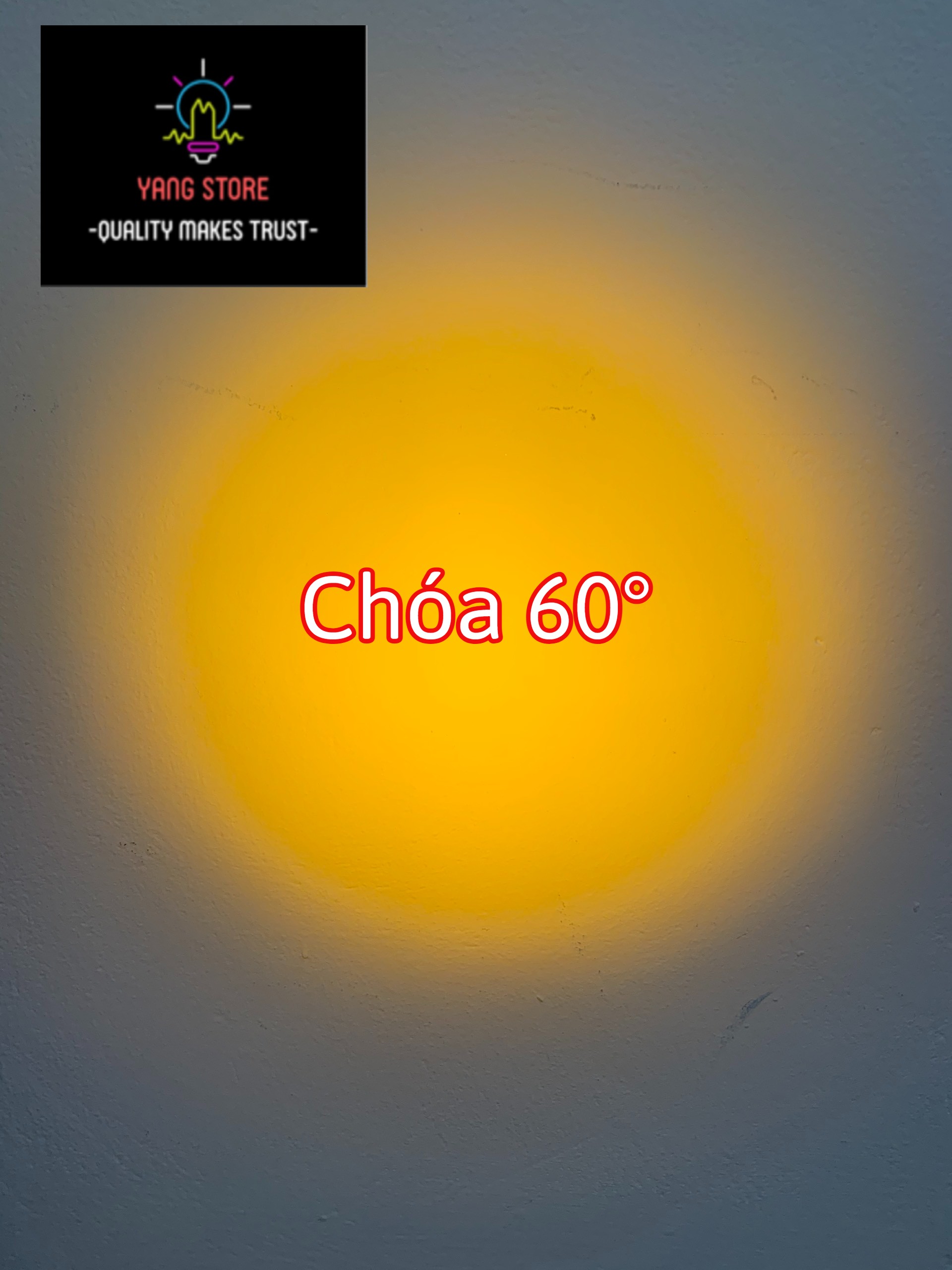 [5cái] chóa led đơn 1W,3W góc sáng 30°,45°,60°