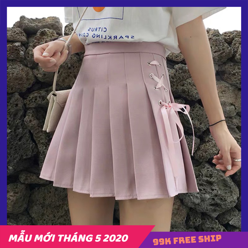 CHÂN VÁY XỎ DÂY TENIS XẾP LY CẠP CAO HÀN QUỐC NĂNG ĐỘNG