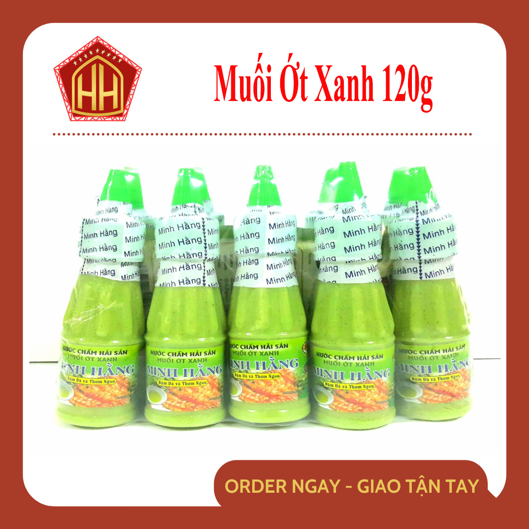 [Chỉ Giao HCM] Muối Ớt Xanh (chai 120g)