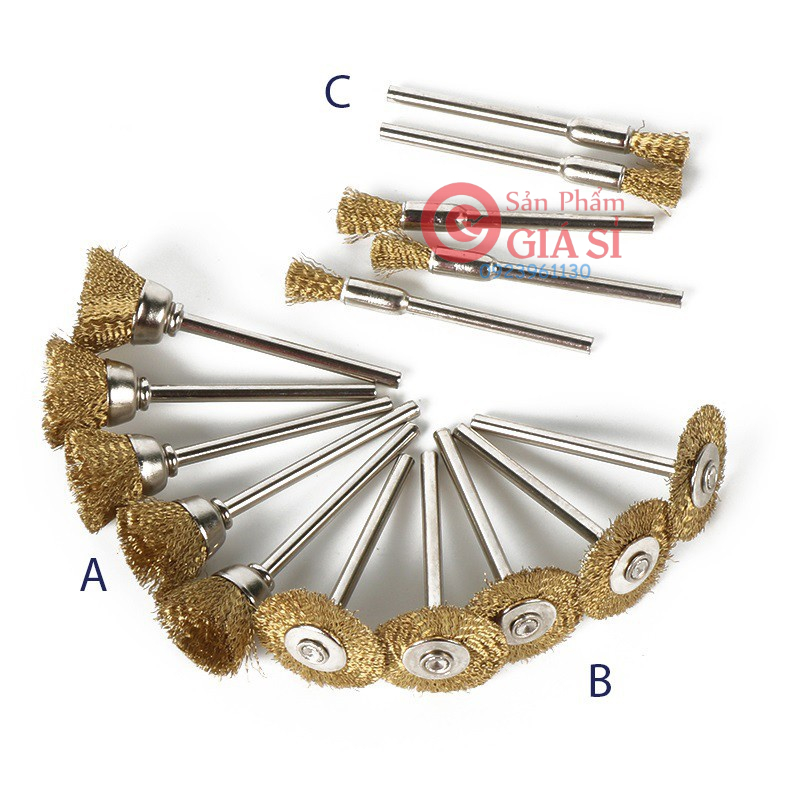 Chổi đánh rỉ sét trục 3mm