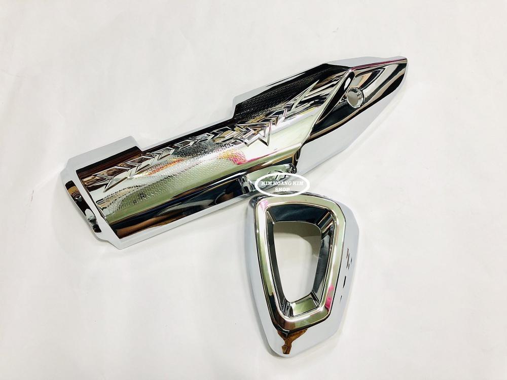 Ốp pô xi inox gắn winner x