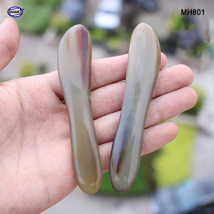 COMBO 2 chiếc bấm huyệt masssage toàn thân - bằng sừng có lợi cho sức khỏe - MH801 - Made by HAHANCO